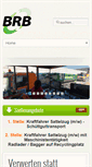 Mobile Screenshot of brb-baustoffe.de